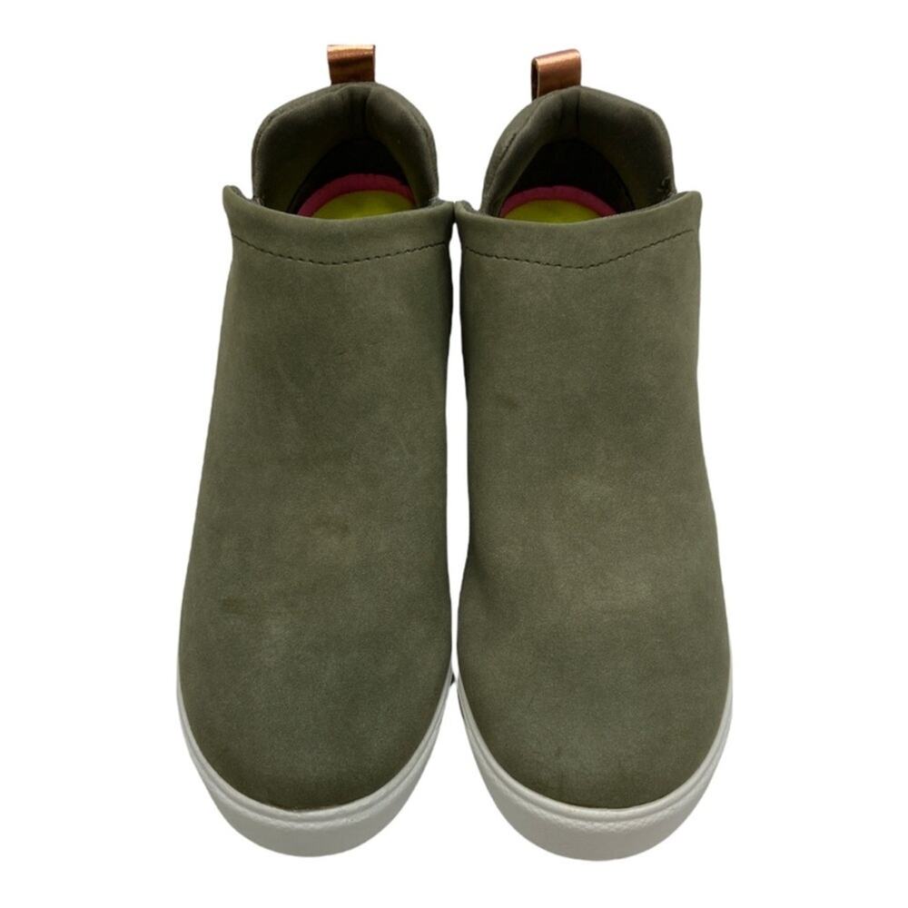 Ryka Vera Women High-Top Sneaker Size 8.5 W Green Hidden Wedge Heel Slip-On New - Picture 5 of 9
